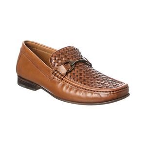 Donald Pliner Dannie Woven Leather Loafer, Brown